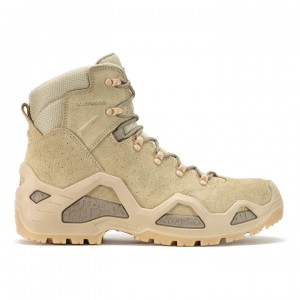 Beige Men's Lowa Z-6S Tactical Boots | XF3271-495