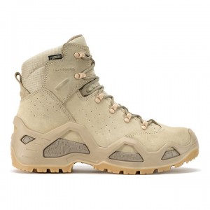 Beige Men's Lowa Z-6s GTX C Tactical Boots | TW3513-850