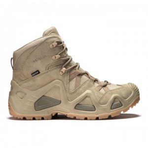 Beige Men's Lowa Zephyr GTX Mid TF Tactical Boots | KW1574-815