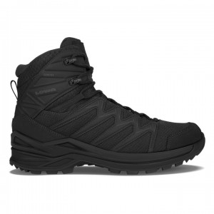 Black Men's Lowa Innox Pro GTX Mid TF Tactical Boots | PN2244-481