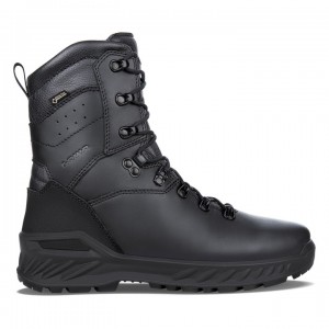 Black Men's Lowa R-8 GTX Thermo Tactical Boots | WV3616-477