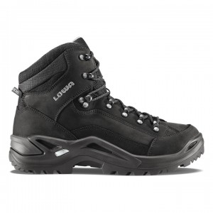 Black Men's Lowa Renegade LL Mid Hiking Boots | AI2432-597