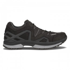 Black / Dark Grey Men's Lowa Gorgon GTX Casual Shoes | UN1638-390