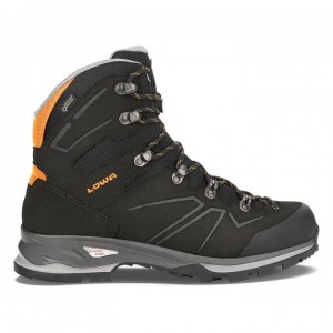 Black / Orange Men's Lowa Baldo GTX Walking Boots | CY2720-238