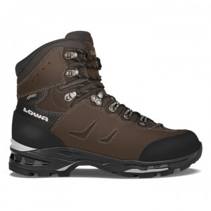 Dark Grey / Black Men's Lowa Camino GTX Walking Boots | ZP3641-398