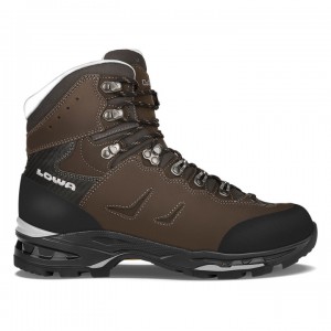 Dark Grey / Black Men's Lowa Camino LL Walking Boots | PP3653-239