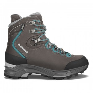 Dark Grey / Orange Women's Lowa Mauria GTX WS Walking Boots | XB3595-914