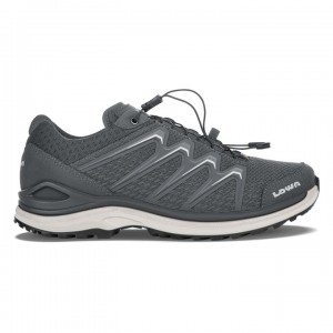 Dark Grey / White Women's Lowa Maddox GTX Lo WS Sports Shoes | FS941-963