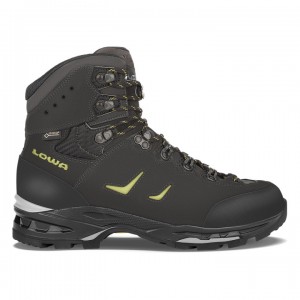 Dark Grey / Yellow Men's Lowa Camino GTX Walking Boots | ZC3666-198