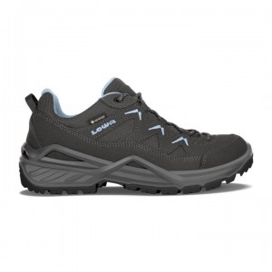 Deep Grey / Blue Women's Lowa Sirkos Evo GTX LO WS Climbing Shoes | EE1140-420