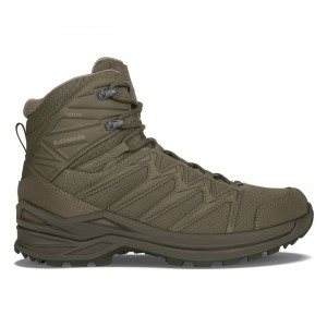 Green Men's Lowa Innox Pro GTX Mid TF Tactical Boots | CA2277-130