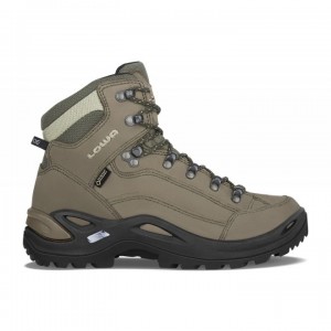 Green Women's Lowa Renegade GTX Mid WS Hiking Boots | AO2863-586