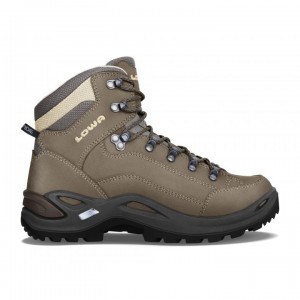 Green Women's Lowa Renegade LL Mid WS Hiking Boots | HE2882-828