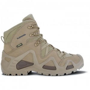 Khaki Men's Lowa Zephyr GTX Mid Hiking Boots | GO1995-594