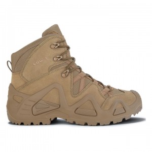 Khaki Men's Lowa Zephyr Mid TF Tactical Boots | EC1090-513