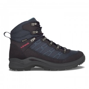 Navy Women's Lowa Taurus Pro GTX Mid WS Hiking Boots | KG817-562