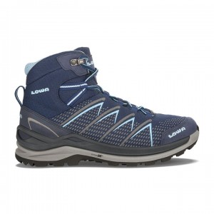 Navy / Blue Women's Lowa Ferrox Pro GTX Mid WS Sports Shoes | XN2083-365