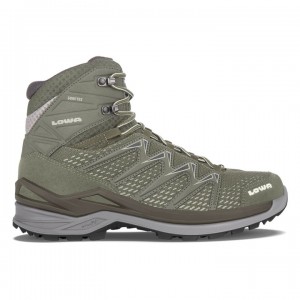 Olive Men's Lowa Innox Pro GTX Mid Sports Shoes | JB2306-982