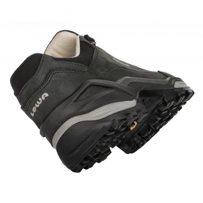 Black Men's Lowa Renegade LL Lo Hiking Shoes | HY2094-949