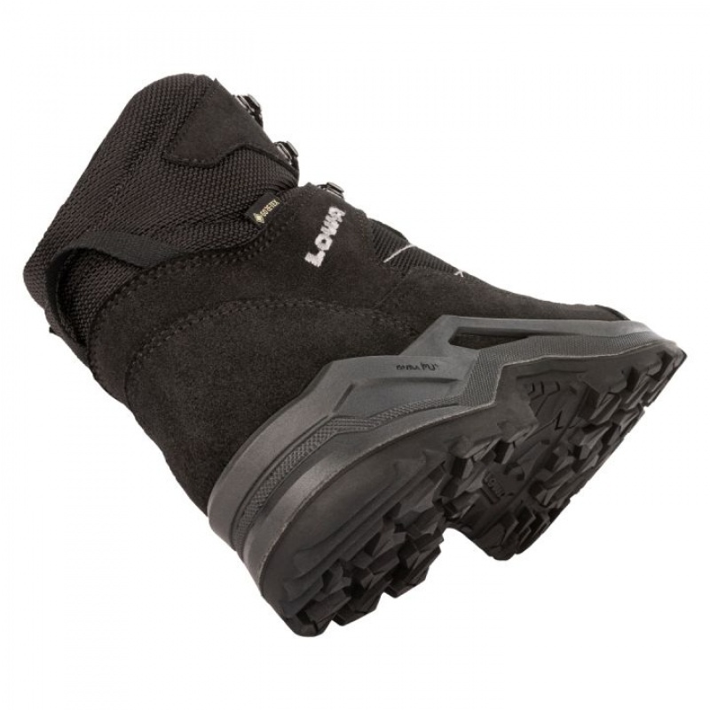 Black Men's Lowa Taurus Pro GTX Mid Hiking Boots | SY820-253