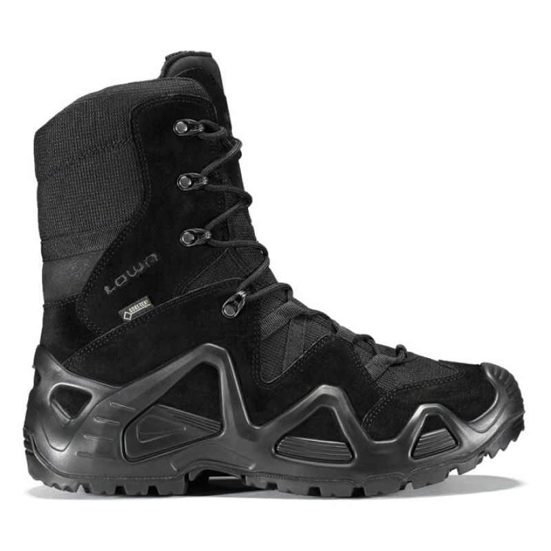 Black Men\'s Lowa Zephyr GTX Hi TF Tactical Boots | TV2442-608