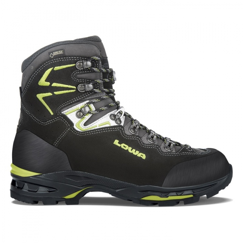 Black / Green Men\'s Lowa Ticam II GTX Walking Boots | GO3940-334