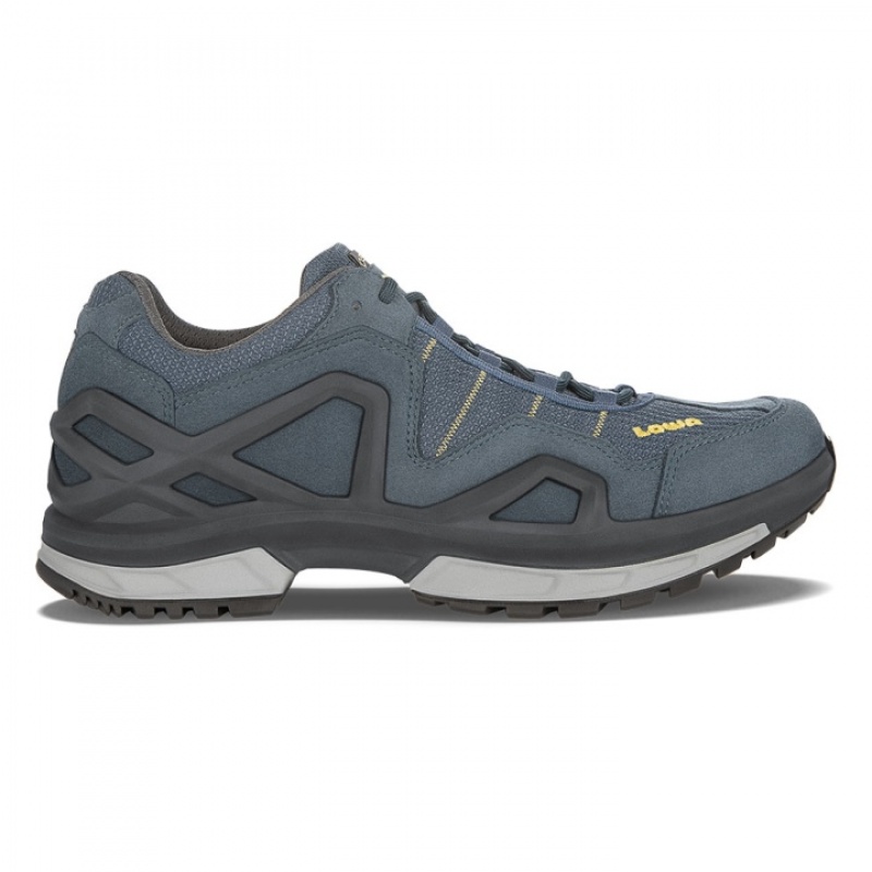 Blue / Mustard Men\'s Lowa Gorgon GTX Casual Shoes | KP1669-227