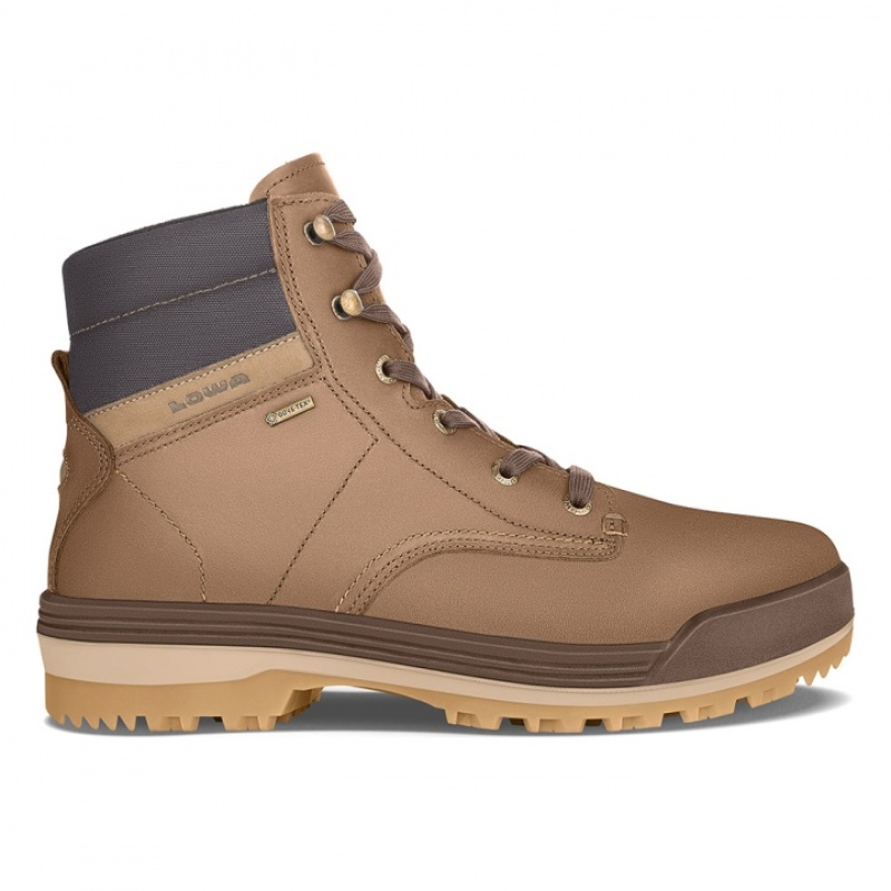 Brown Men\'s Lowa Helsinki II GTX Mid Casual Boots | NR2180-180