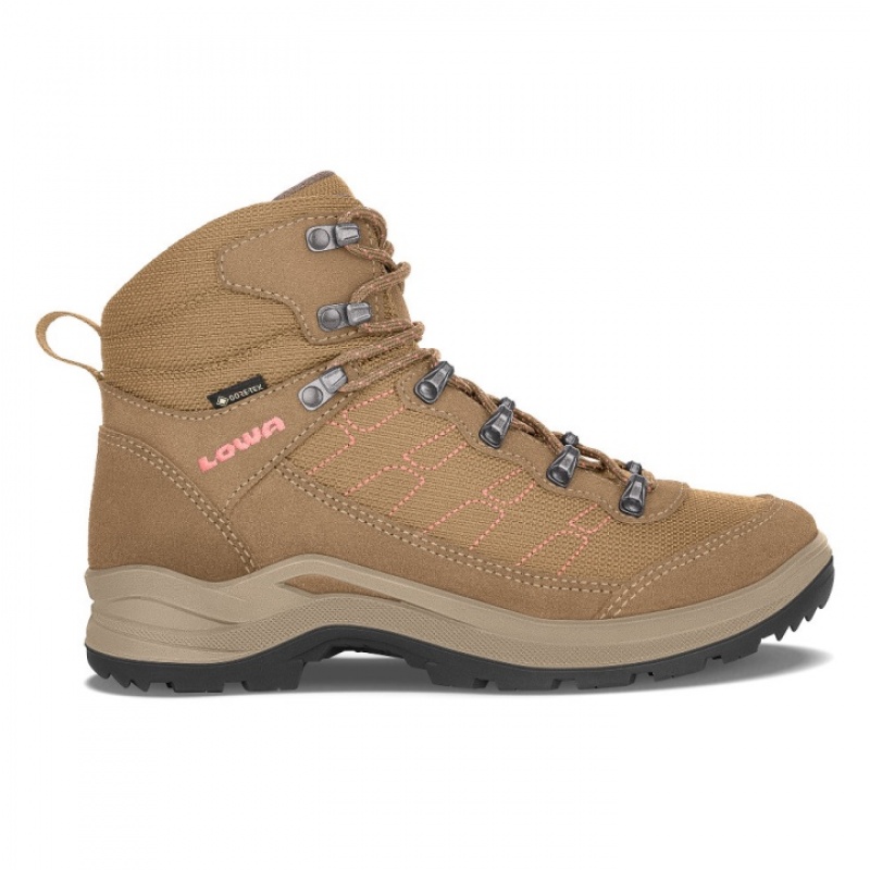 Brown Women\'s Lowa Taurus Pro GTX Mid WS Hiking Boots | AD621-151