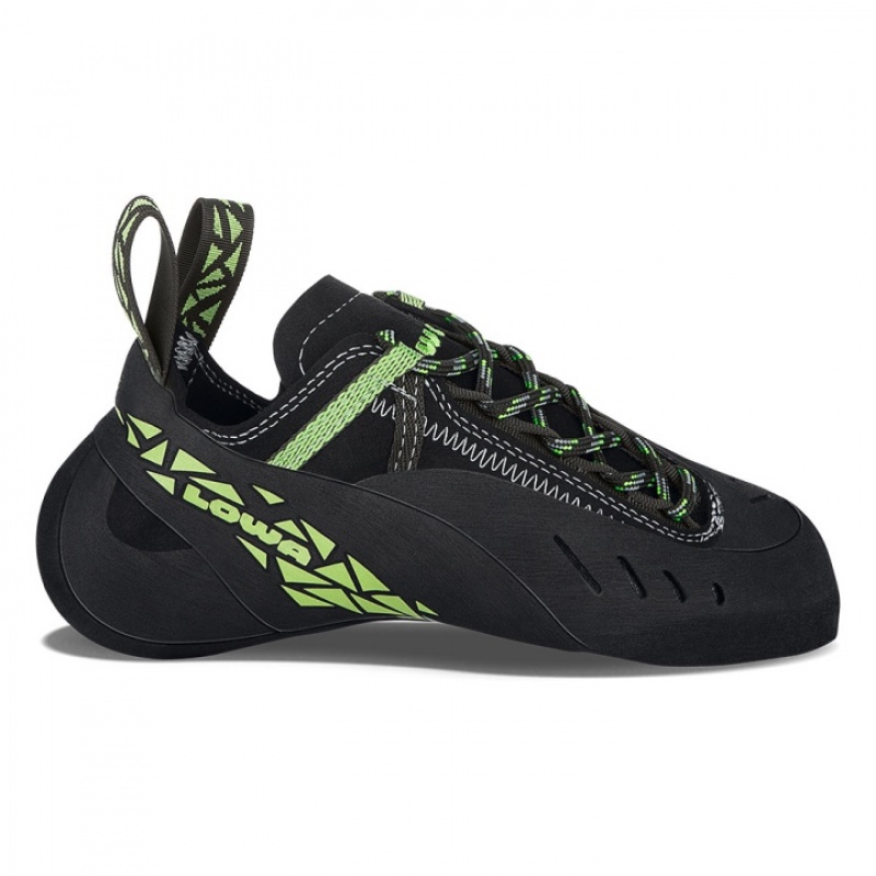 Dark Grey / Light Green Men\'s Lowa Rocket - Lace Climbing Shoes | SG503-056