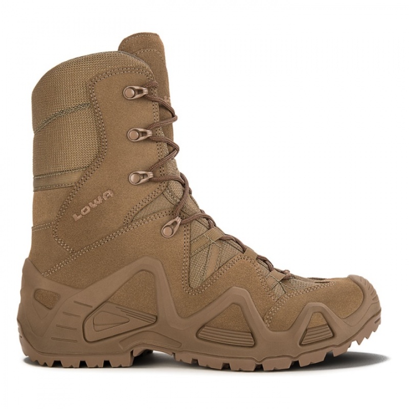 Khaki Men\'s Lowa Zephyr Hi TF Tactical Boots | AI2047-110