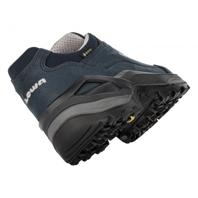 Navy Women's Lowa Renegade GTX Lo WS Hiking Shoes | QM2076-790